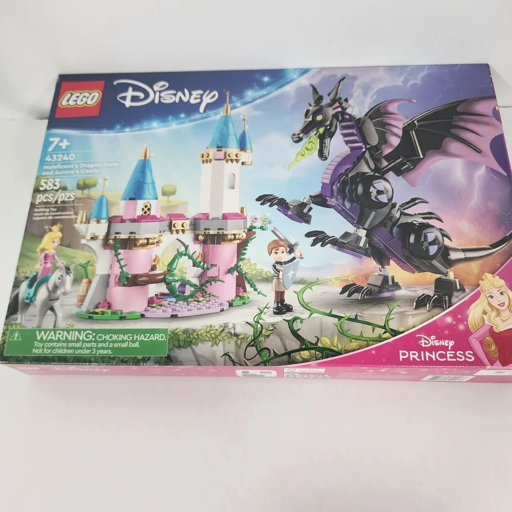 LEGO Disney Princess 43240 Maleficent's Dragon Form & Aurora's Castle Sealed